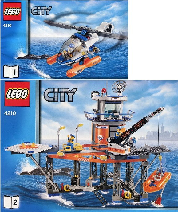 LEGO Produktset 4210-1 -  City 4210 - Rettungsplattform der Küstenwache