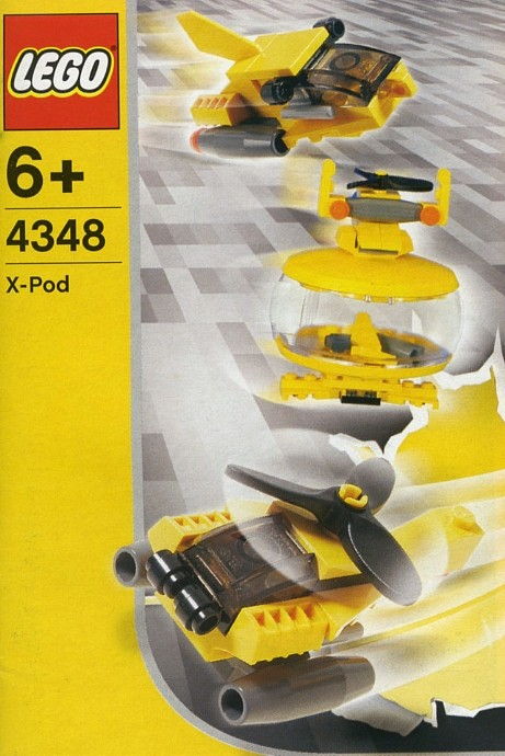 LEGO Produktset 4348-1 -  4348 - X-POD Flieger, 36 Teile