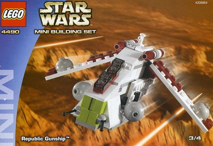 LEGO Produktset 4490-1 -  Star Wars 4490 - Mini Republic Gunship