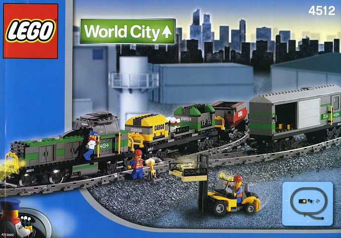 LEGO Produktset 4512-1 -  World City 4512 - Güterzug mit Trafo