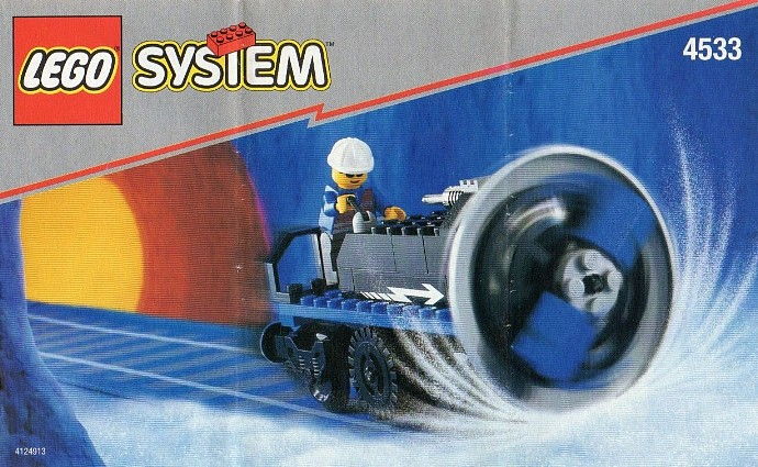 LEGO Produktset 4533-1 -  System 4533 Eisenbahn Schnee- und Geröllfräse