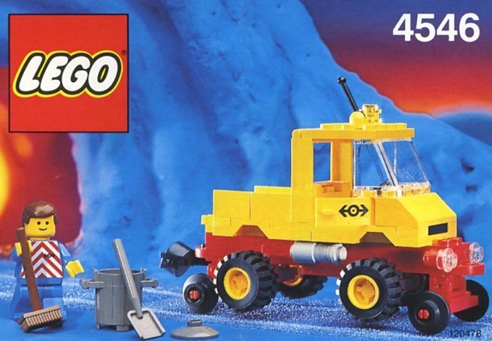 LEGO Produktset 4546-1 -  System Eisenbahn 4546 Schienen- und Strassenfahrz