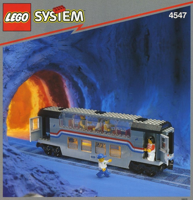 LEGO Produktset 4547-1 -  System Eisenbahn 4547 Doppeldecker Panoramawagen