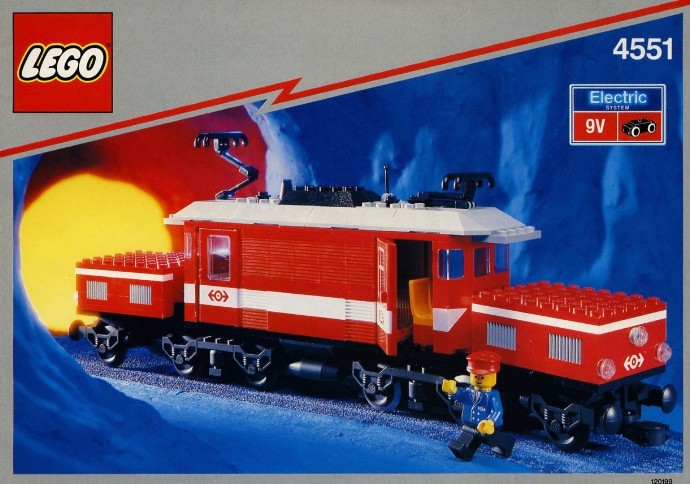 LEGO Produktset 4551-1 - Crocodile Locomotive