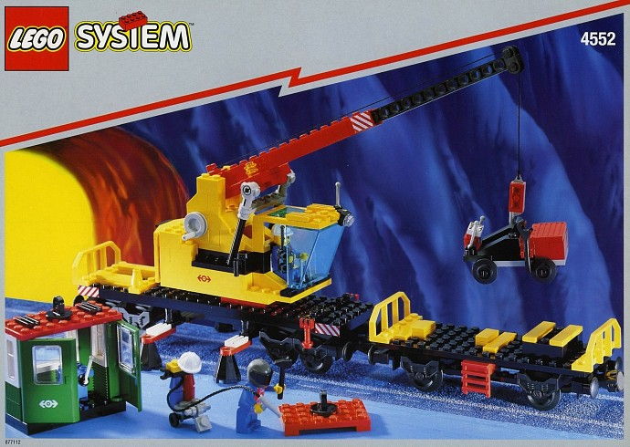 LEGO Produktset 4552-1 -  System Eisenbahn 4552 Servicewaggon