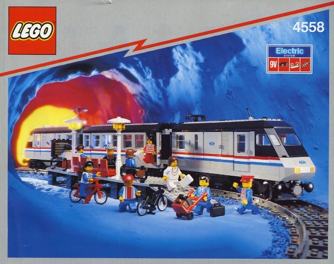 LEGO Produktset 4558-1 -  System 4558 - 9V Metroliner