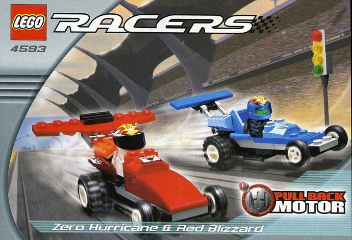 LEGO Produktset 4593-1 -  4593 - Zero Hurricane & Red Blizzard, 70 Teile