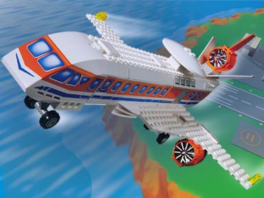 LEGO Produktset 4619-1 -  4619 - Forschungs-Flugzeug, 64 Teile