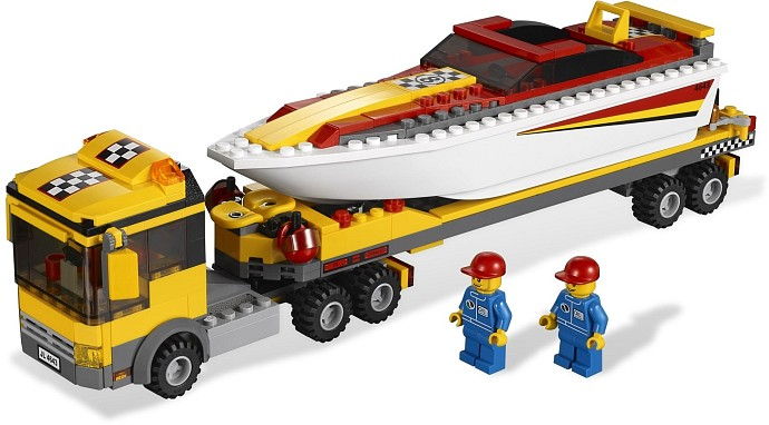 LEGO Produktset 4643-1 -  City 4643 - Powerboot Transporter