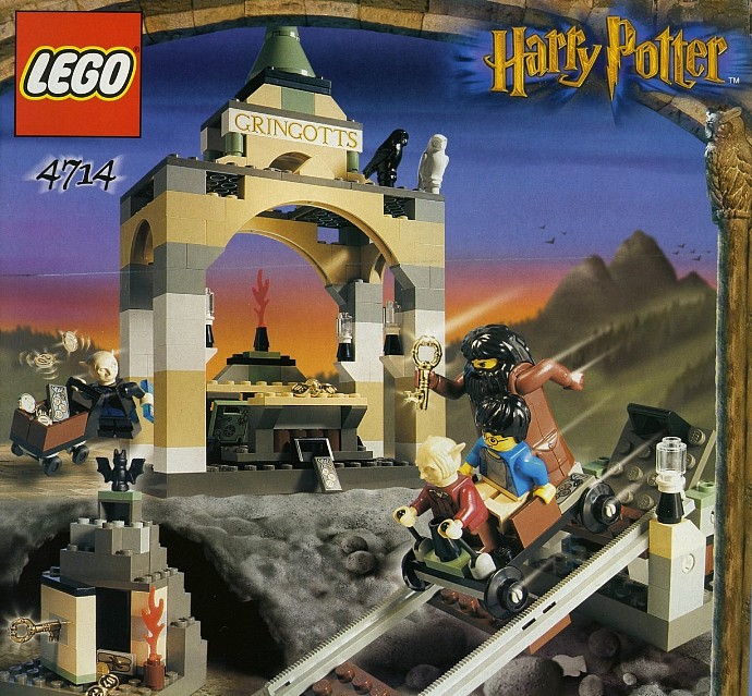 LEGO Produktset 4714-1 -  Harry Potter 4714 - Gringotts Bank, 250 Teile + 4