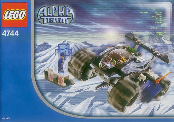 LEGO Produktset 4744-1 -  Alpha Team 4744 - Tundra Tracker, 139 Teile