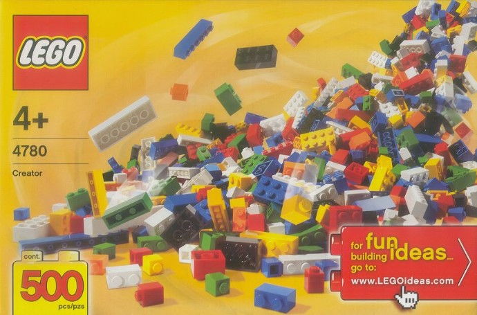 LEGO Produktset 4780-1 - Bulk Set - 500 bricks