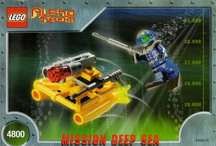 LEGO Produktset 4800-1 - Mission Deep Sea - Alpha Team -  4800