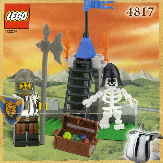 LEGO Produktset 4817-1 -  4817 Knights Kingdom Exclusive Chrome Knight Seri