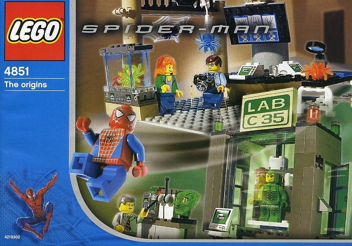 LEGO Produktset 4851-1 -  4851 Spider-Man und GreenGoblin - ihre Verwandlun