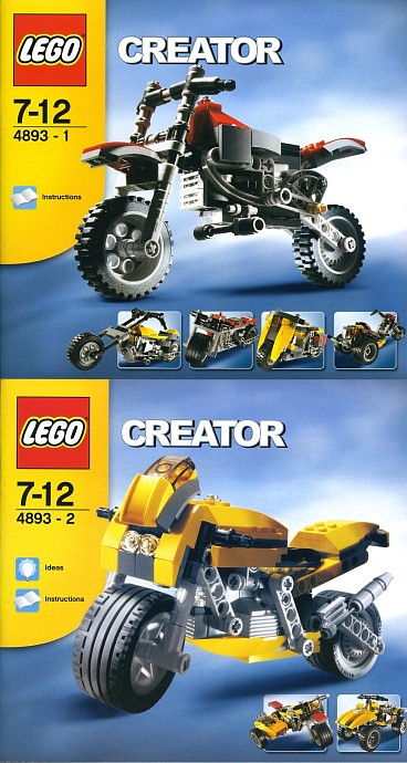 LEGO Produktset 4893-1 -  4893 - Creator  Gelbe Flitzer