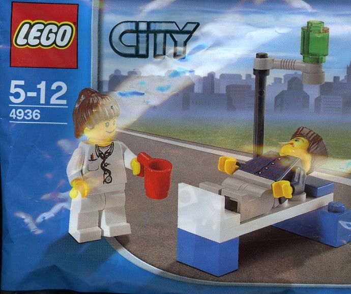 LEGO Produktset 4936-1 -  City 4936 - Arzt mit Patient