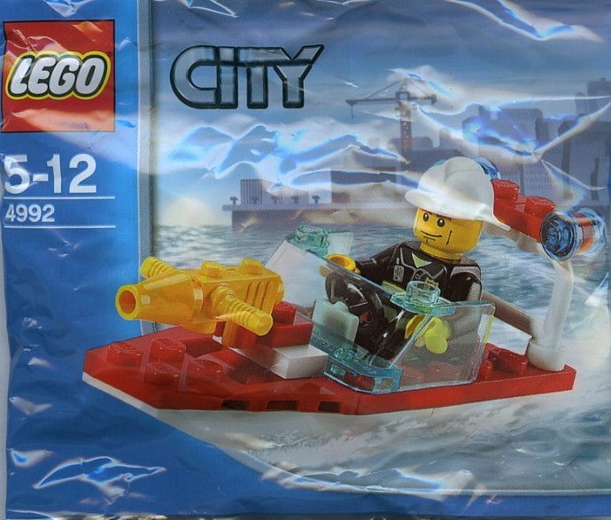 LEGO Produktset 4992-1 -  City: Feuer Boot Setzen 4992 (Beutel)