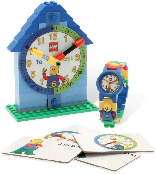 LEGO Produktset 5001370-1 - LEGO® Minifiguren-Uhr & Wecker zum Lernen der Uhrz