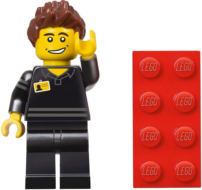 LEGO Produktset 5001622-1 -  Minifigur EXKLUSIV Shop-Angestellter Set 5001622
