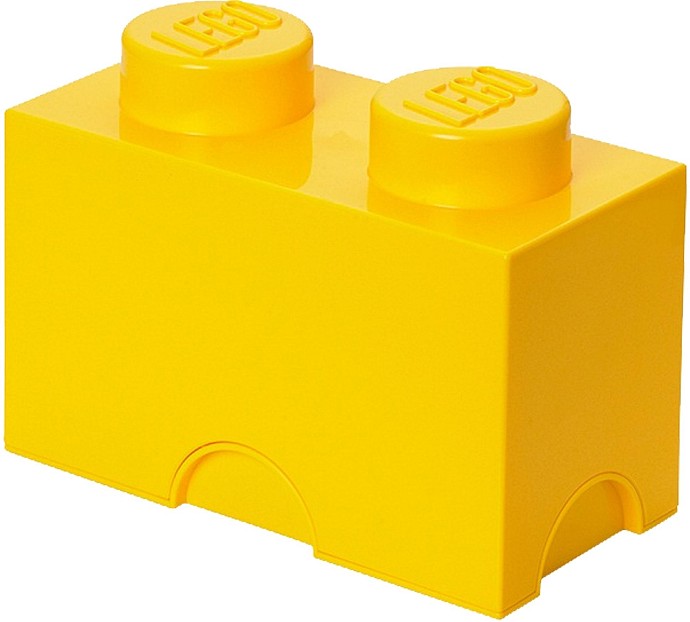 LEGO Produktset 5003570-1 - Gelber LEGO Aufbewahrungsstein mit 2 Noppen