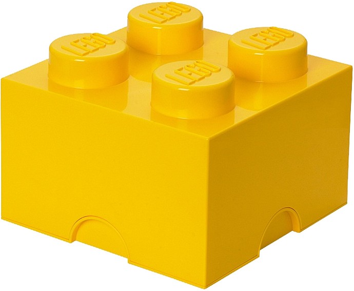 LEGO Produktset 5003576-1 - Gelber LEGO Aufbewahrungsstein mit 4 Noppen