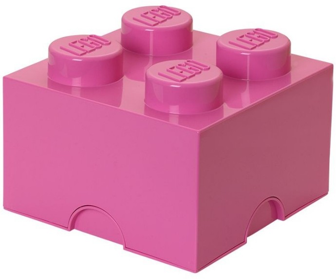 LEGO Produktset 5004277-1 - Rosa LEGO Aufbewahrungsstein mit 4 Noppen