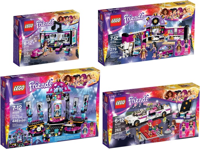 LEGO Produktset 5004809-1 - Friends Pop Star Collection