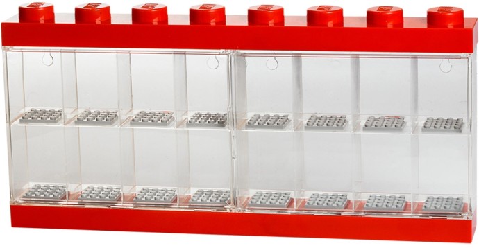 LEGO Produktset 5004892-1 - Minifigure Display Case 16 – Red