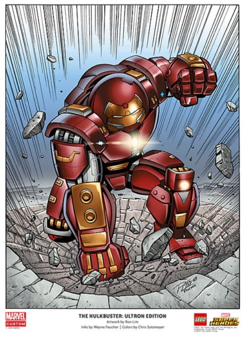 LEGO Produktset 5005573-1 - Custom Marvel Art Print