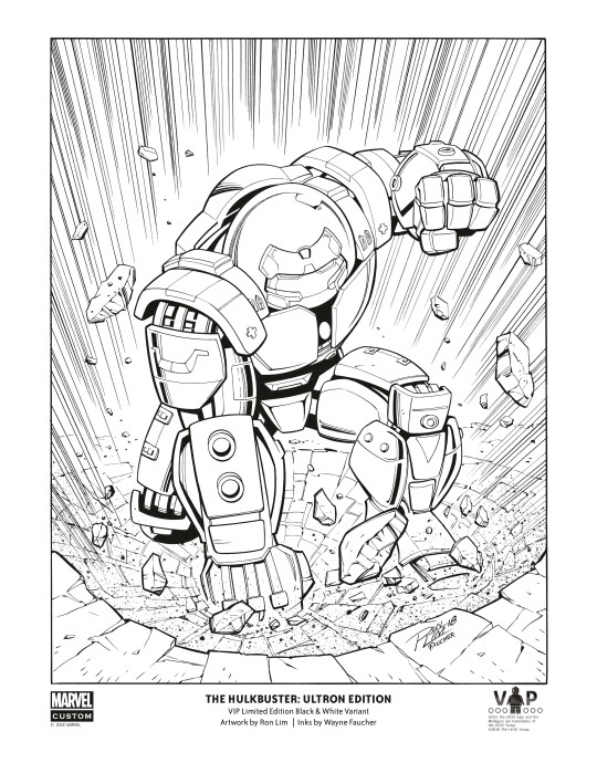 LEGO Produktset 5005574-1 - Hulkbuster art print