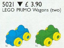 LEGO Produktset 5021-1 - Primo Wagons