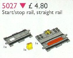 LEGO Produktset 5027-1 - Duplo Start / Stop Rail Plus Straight Rail