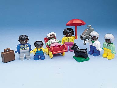 LEGO Produktset 5089-1 - Duplo Family, African American