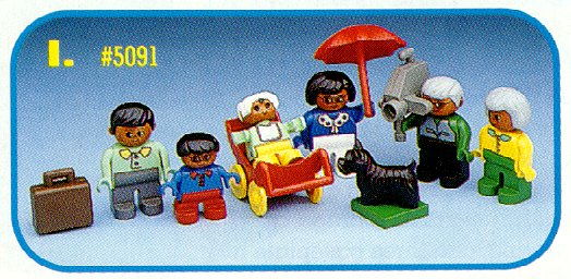 LEGO Produktset 5091-1 - Duplo Family, Hispanic