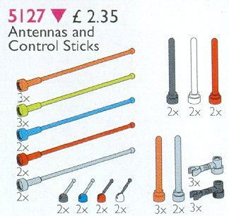 LEGO Produktset 5127-1 - Antennas and Control Sticks