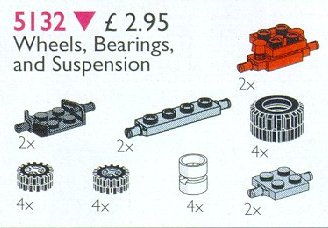 LEGO Produktset 5132-1 - Wheels, Bearings and Suspension