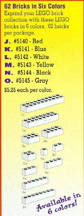 LEGO Produktset 5143-1 - Basic Bricks Yellow