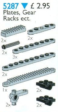 LEGO Produktset 5287-1 - Plates and Gear Racks