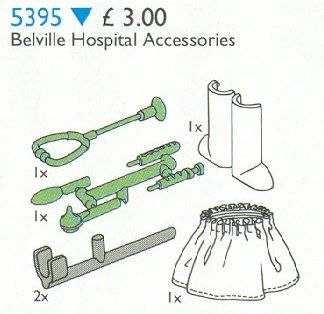 LEGO Produktset 5395-1 - Belville Hospital Accessories