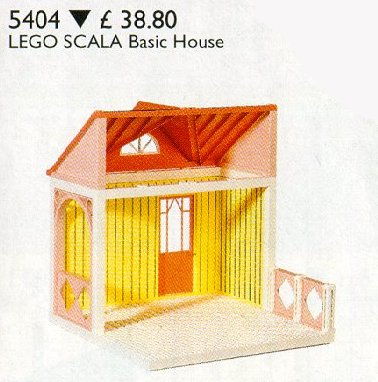 LEGO Produktset 5404-1 - LEGO Scala Basic House