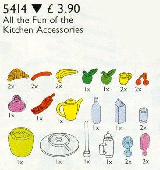 LEGO Produktset 5414-1 - LEGO Scala Crazy Cooking