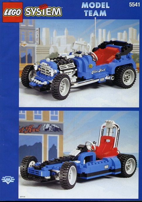 LEGO Produktset 5541-1 -  System Model Team 5541 Hot Rod Speedster