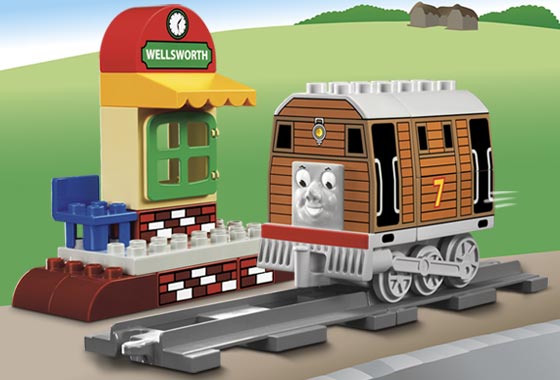 LEGO Produktset 5555-1 -  Duplo Thomas & Freunde 5555  - Toby auf dem Bahnh