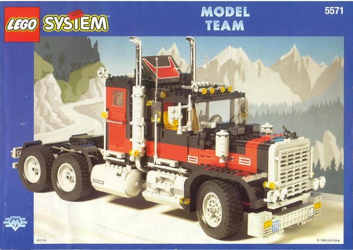 LEGO Produktset 5571-1 -  Model Team 5571 Black Cat Truck