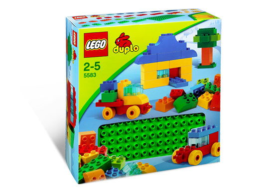 LEGO Produktset 5583-1 -  Duplo 5583 - Bauspaß mit Bauplatte, Steine und Zu