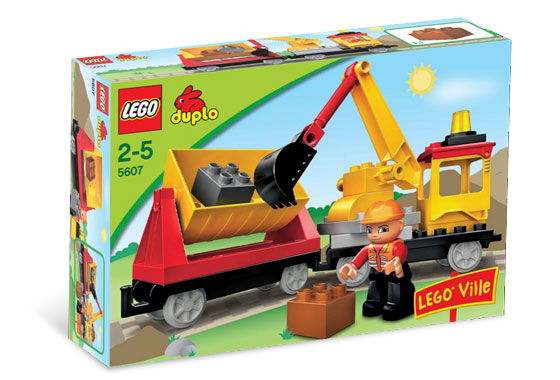 LEGO Produktset 5607-1 -  Duplo 5607 - Eisenbahn Gleisreparaturzug