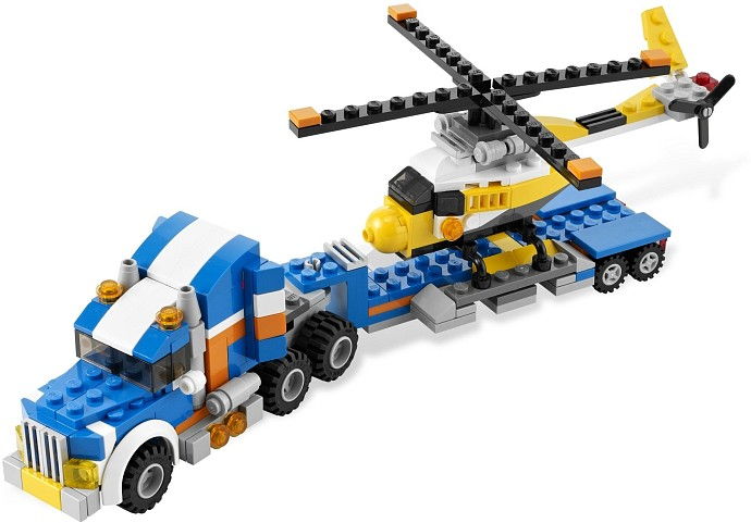 LEGO Produktset 5765-1 -  Creator 5765 - Tieflader mit Helikopter