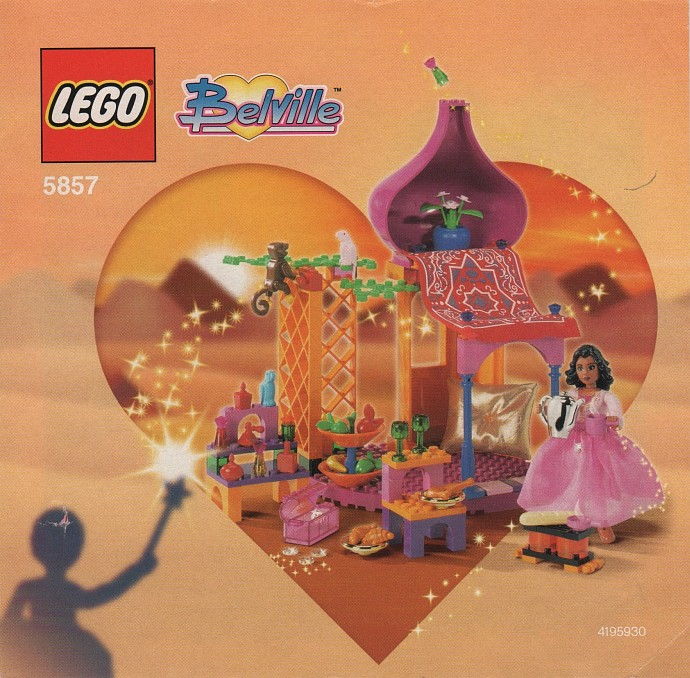 LEGO Produktset 5857-1 - Belville 5857 - Safrans funkelnder Basar, 92 Teile