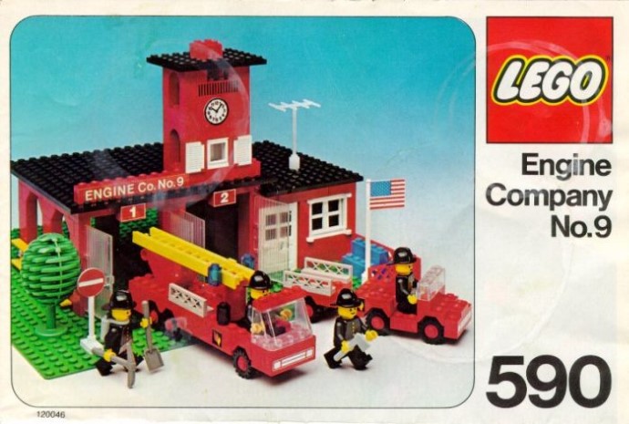 LEGO Produktset 590-1 - Engine Co. No. 9